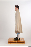  Photos Man in Historical Baroque Suit 2 Baroque a poses beige cloak medieval Clothing whole body 0011.jpg